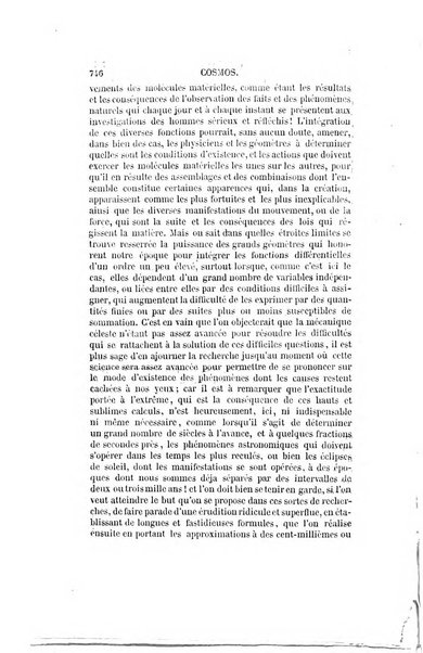 Le cosmos revue encyclopedique hebdomadaire des progres des sciences et de leurs applications aux arts et a l'industrie