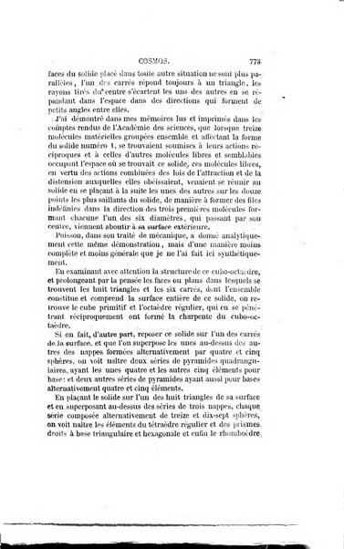 Le cosmos revue encyclopedique hebdomadaire des progres des sciences et de leurs applications aux arts et a l'industrie