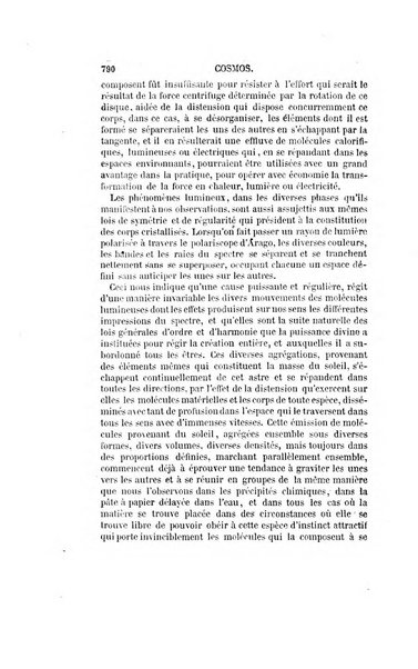 Le cosmos revue encyclopedique hebdomadaire des progres des sciences et de leurs applications aux arts et a l'industrie