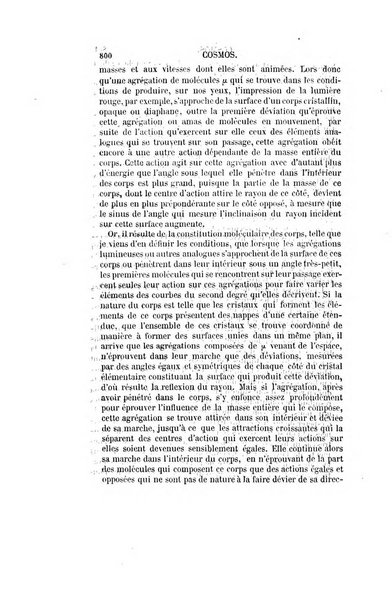 Le cosmos revue encyclopedique hebdomadaire des progres des sciences et de leurs applications aux arts et a l'industrie