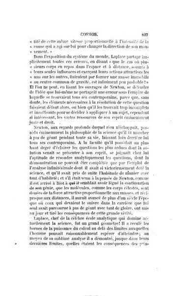 Le cosmos revue encyclopedique hebdomadaire des progres des sciences et de leurs applications aux arts et a l'industrie