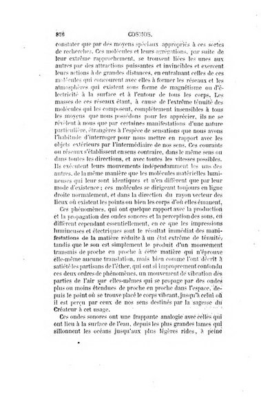 Le cosmos revue encyclopedique hebdomadaire des progres des sciences et de leurs applications aux arts et a l'industrie