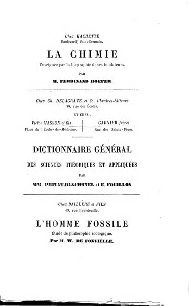 Le cosmos revue encyclopedique hebdomadaire des progres des sciences et de leurs applications aux arts et a l'industrie