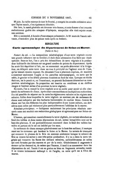 Le cosmos revue encyclopedique hebdomadaire des progres des sciences et de leurs applications aux arts et a l'industrie