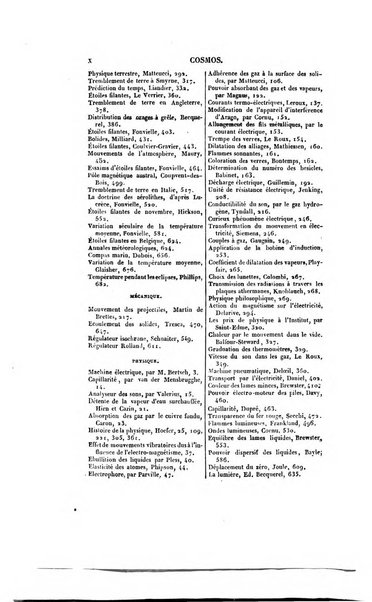 Le cosmos revue encyclopedique hebdomadaire des progres des sciences et de leurs applications aux arts et a l'industrie