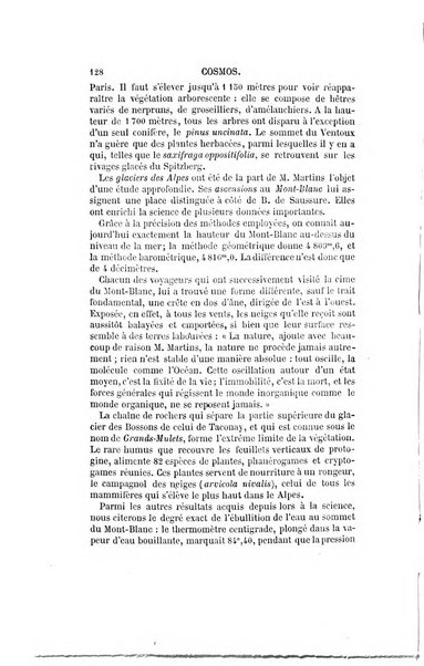 Le cosmos revue encyclopedique hebdomadaire des progres des sciences et de leurs applications aux arts et a l'industrie