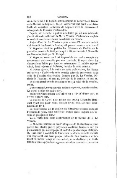 Le cosmos revue encyclopedique hebdomadaire des progres des sciences et de leurs applications aux arts et a l'industrie