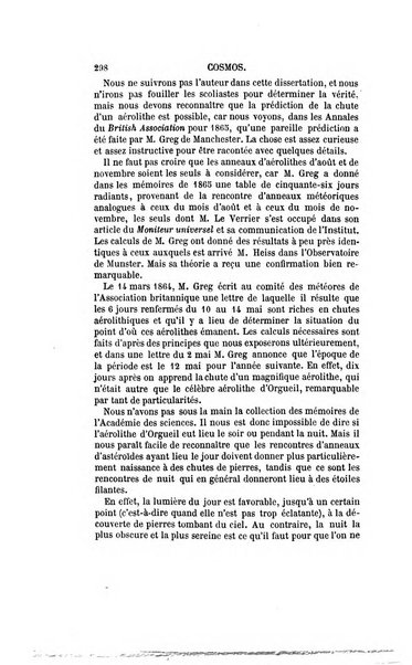 Le cosmos revue encyclopedique hebdomadaire des progres des sciences et de leurs applications aux arts et a l'industrie