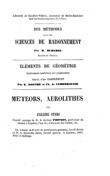 Le cosmos revue encyclopedique hebdomadaire des progres des sciences et de leurs applications aux arts et a l'industrie