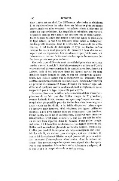 Le cosmos revue encyclopedique hebdomadaire des progres des sciences et de leurs applications aux arts et a l'industrie