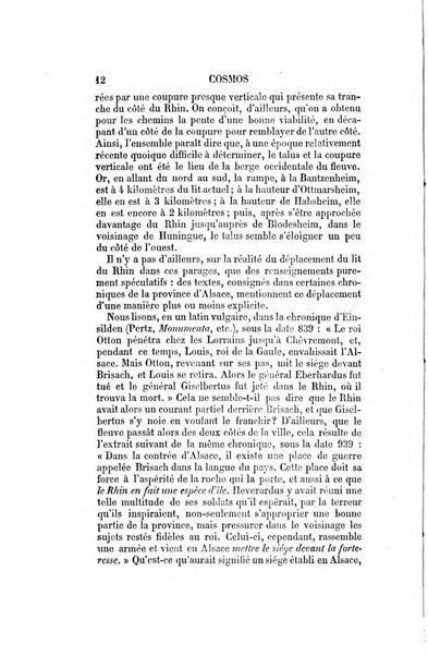 Le cosmos revue encyclopedique hebdomadaire des progres des sciences et de leurs applications aux arts et a l'industrie