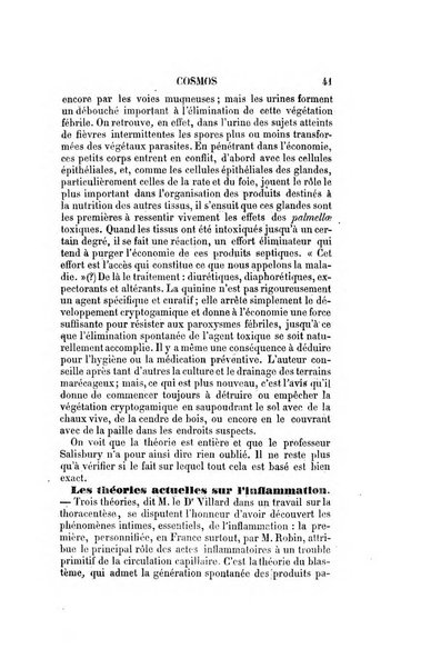 Le cosmos revue encyclopedique hebdomadaire des progres des sciences et de leurs applications aux arts et a l'industrie