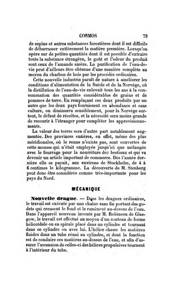 Le cosmos revue encyclopedique hebdomadaire des progres des sciences et de leurs applications aux arts et a l'industrie