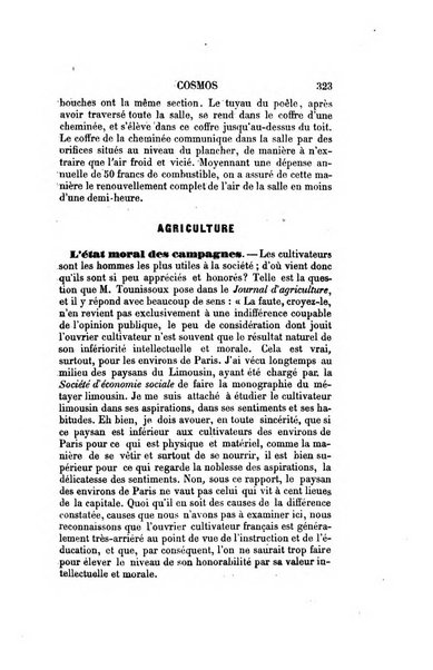 Le cosmos revue encyclopedique hebdomadaire des progres des sciences et de leurs applications aux arts et a l'industrie