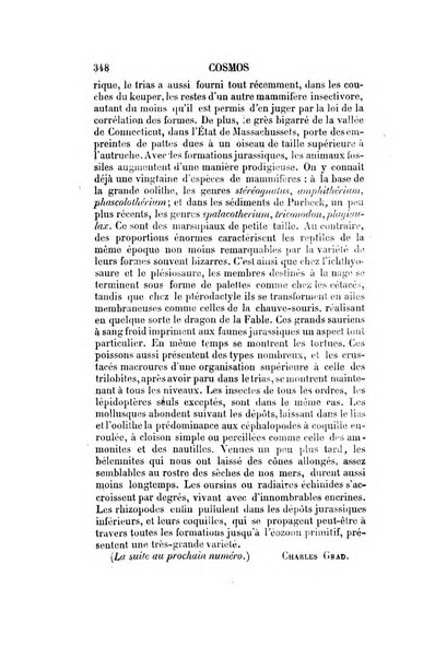 Le cosmos revue encyclopedique hebdomadaire des progres des sciences et de leurs applications aux arts et a l'industrie