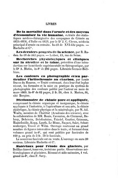 Le cosmos revue encyclopedique hebdomadaire des progres des sciences et de leurs applications aux arts et a l'industrie