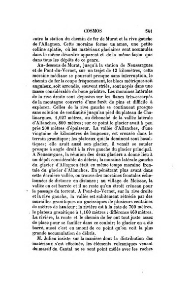 Le cosmos revue encyclopedique hebdomadaire des progres des sciences et de leurs applications aux arts et a l'industrie