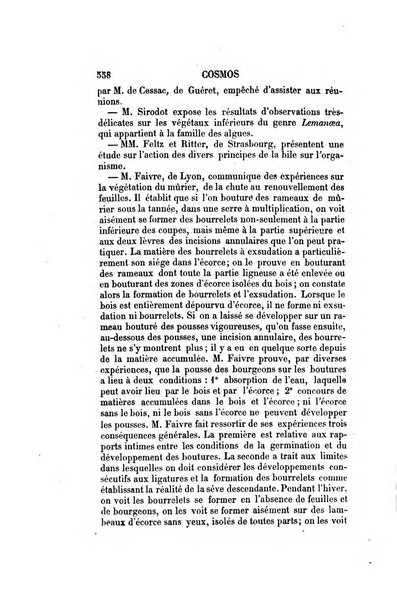 Le cosmos revue encyclopedique hebdomadaire des progres des sciences et de leurs applications aux arts et a l'industrie