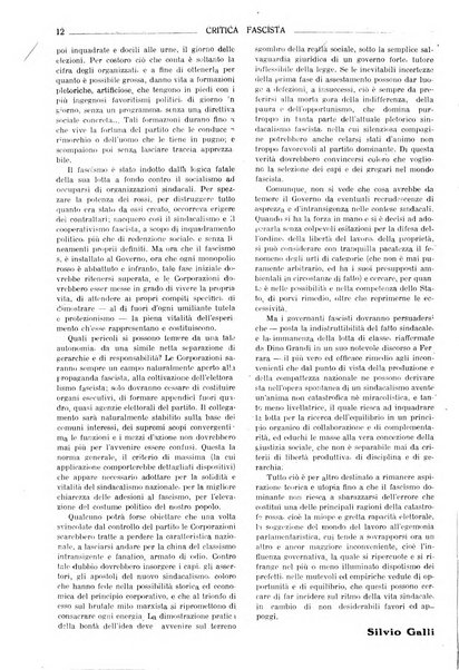 Critica fascista rivista quindicinale del fascismo diretta da Giuseppe Bottai