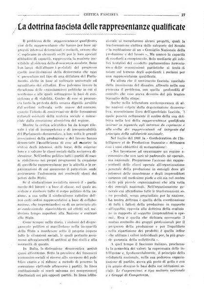 Critica fascista rivista quindicinale del fascismo diretta da Giuseppe Bottai