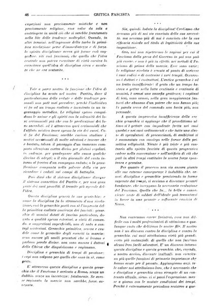 Critica fascista rivista quindicinale del fascismo diretta da Giuseppe Bottai