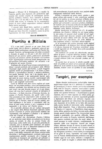 Critica fascista rivista quindicinale del fascismo diretta da Giuseppe Bottai