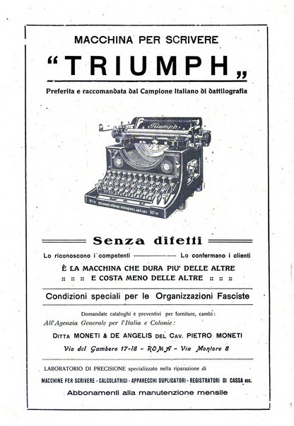 Critica fascista rivista quindicinale del fascismo diretta da Giuseppe Bottai