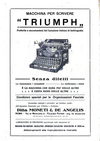 Critica fascista rivista quindicinale del fascismo diretta da Giuseppe Bottai