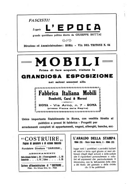 Critica fascista rivista quindicinale del fascismo diretta da Giuseppe Bottai