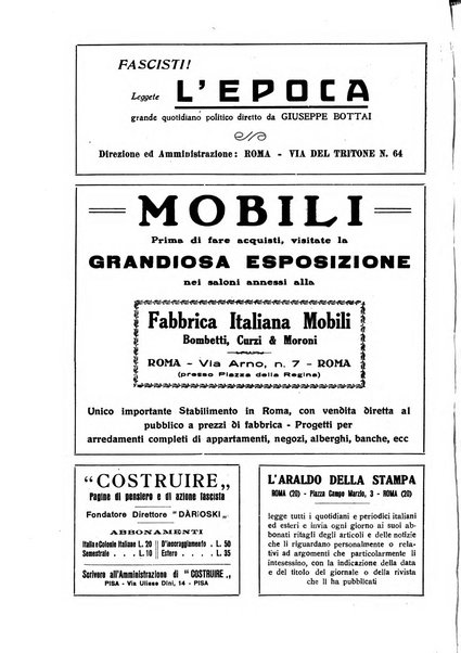 Critica fascista rivista quindicinale del fascismo diretta da Giuseppe Bottai