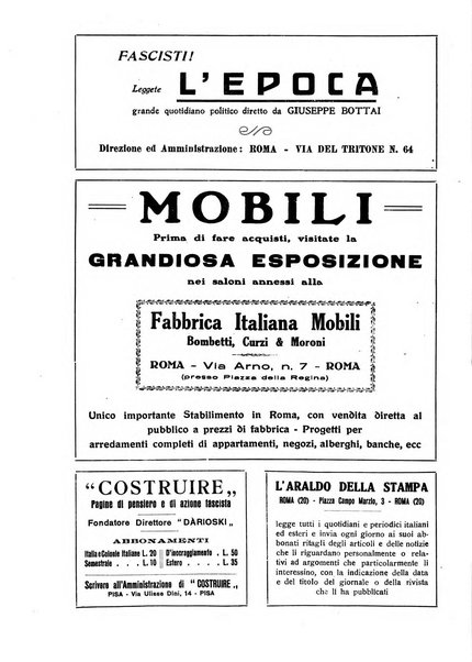 Critica fascista rivista quindicinale del fascismo diretta da Giuseppe Bottai