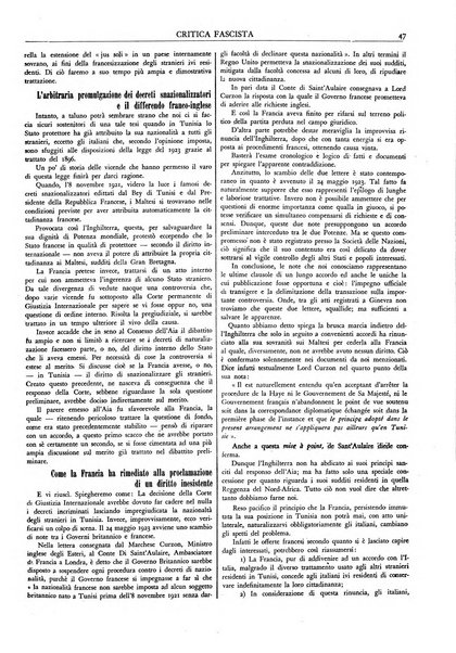 Critica fascista rivista quindicinale del fascismo diretta da Giuseppe Bottai