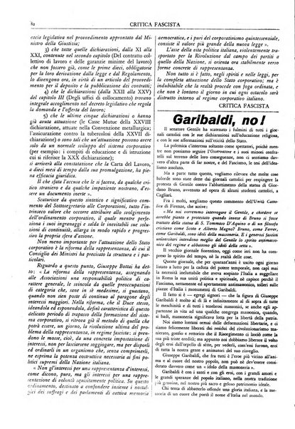 Critica fascista rivista quindicinale del fascismo diretta da Giuseppe Bottai