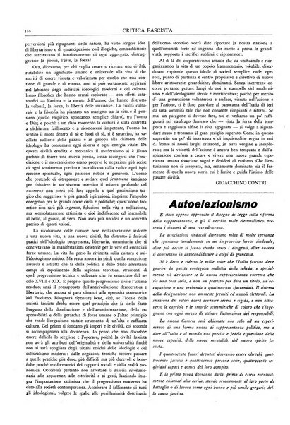 Critica fascista rivista quindicinale del fascismo diretta da Giuseppe Bottai