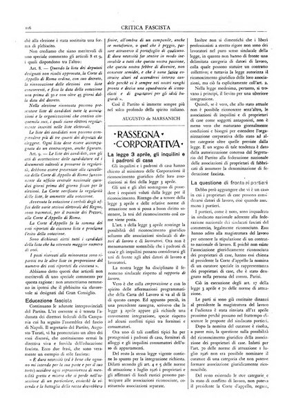 Critica fascista rivista quindicinale del fascismo diretta da Giuseppe Bottai