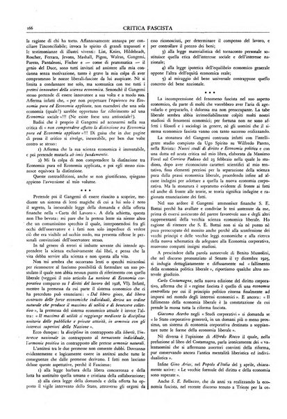 Critica fascista rivista quindicinale del fascismo diretta da Giuseppe Bottai