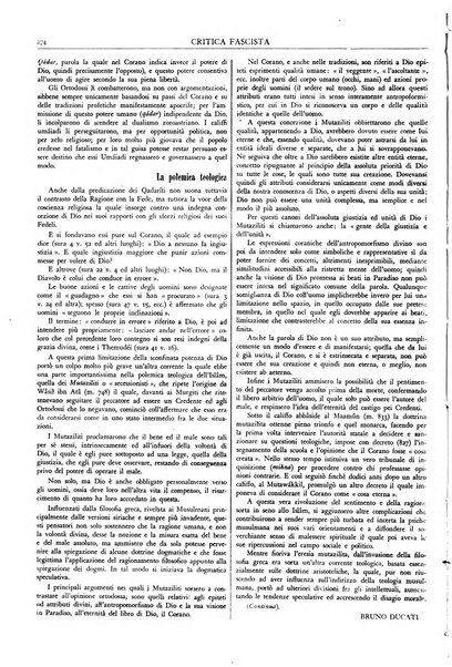 Critica fascista rivista quindicinale del fascismo diretta da Giuseppe Bottai