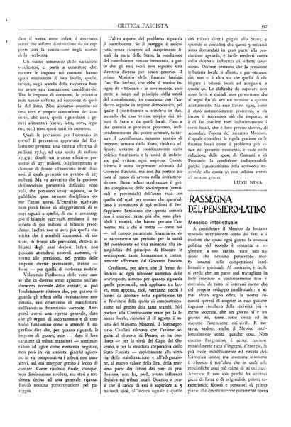 Critica fascista rivista quindicinale del fascismo diretta da Giuseppe Bottai