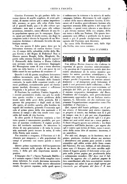 Critica fascista rivista quindicinale del fascismo diretta da Giuseppe Bottai