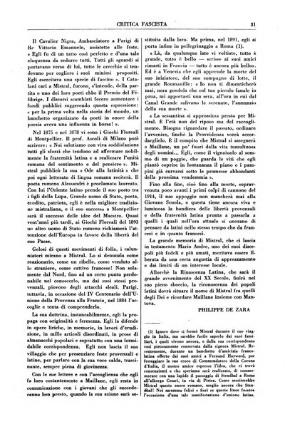 Critica fascista rivista quindicinale del fascismo diretta da Giuseppe Bottai