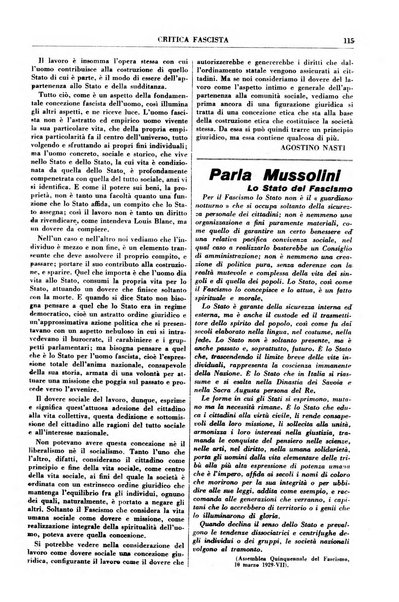 Critica fascista rivista quindicinale del fascismo diretta da Giuseppe Bottai