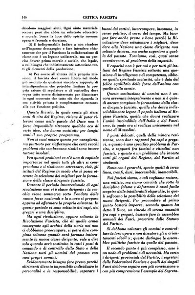 Critica fascista rivista quindicinale del fascismo diretta da Giuseppe Bottai