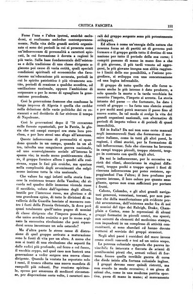 Critica fascista rivista quindicinale del fascismo diretta da Giuseppe Bottai