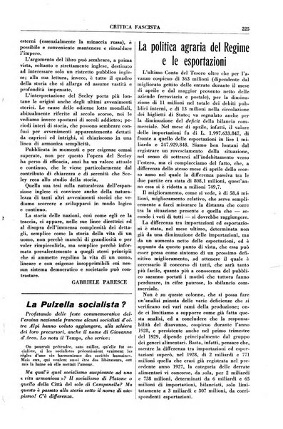 Critica fascista rivista quindicinale del fascismo diretta da Giuseppe Bottai