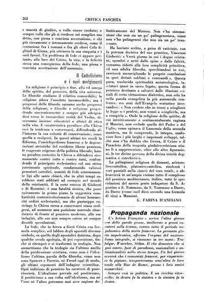 Critica fascista rivista quindicinale del fascismo diretta da Giuseppe Bottai