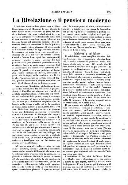 Critica fascista rivista quindicinale del fascismo diretta da Giuseppe Bottai