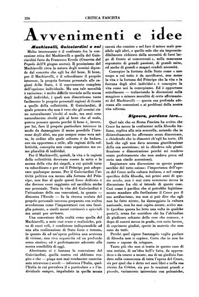 Critica fascista rivista quindicinale del fascismo diretta da Giuseppe Bottai