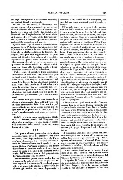 Critica fascista rivista quindicinale del fascismo diretta da Giuseppe Bottai