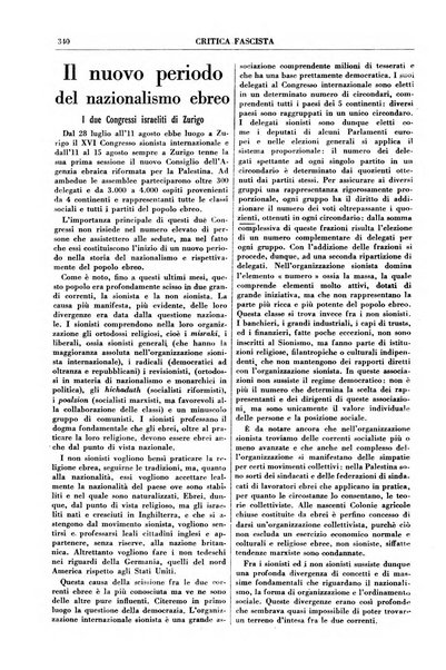 Critica fascista rivista quindicinale del fascismo diretta da Giuseppe Bottai