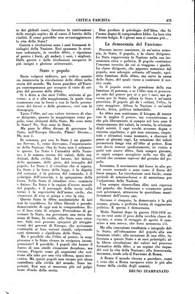 Critica fascista rivista quindicinale del fascismo diretta da Giuseppe Bottai